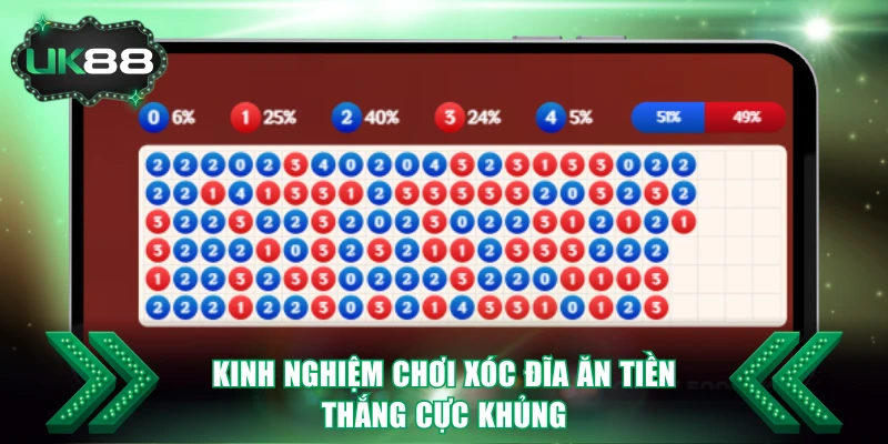 Kinh nghiệm chơi Xóc Đĩa ăn tiền thắng cực khủng
