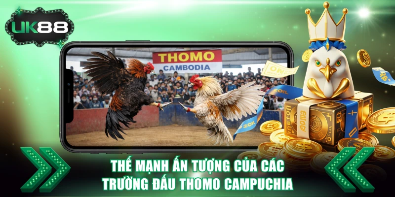 Thế mạnh ấn tượng của các trường đấu Thomo Campuchia