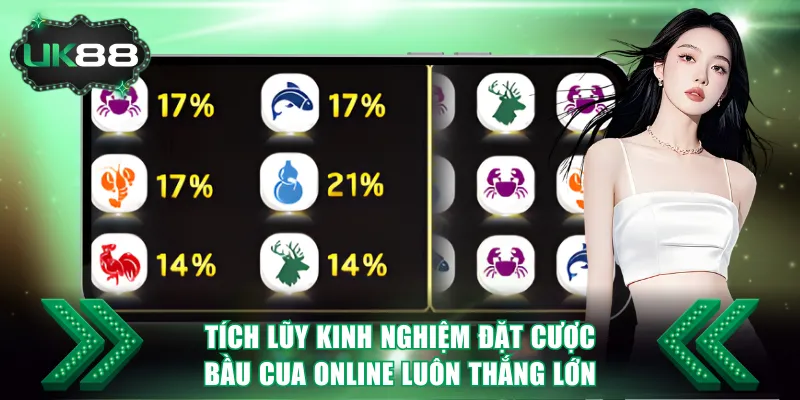 Tích lũy các kinh nghiệm đặt cược Bầu Cua online luôn thắng lớn